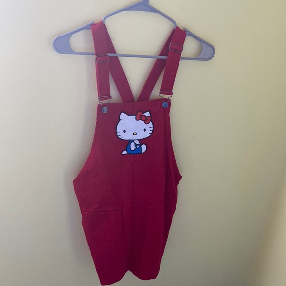 Sanrio Dresses & Skirts - Hello Kitty • Red • Overall Dress • S